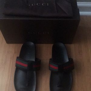 Men’s Nero Gucci sandals (Authentic)